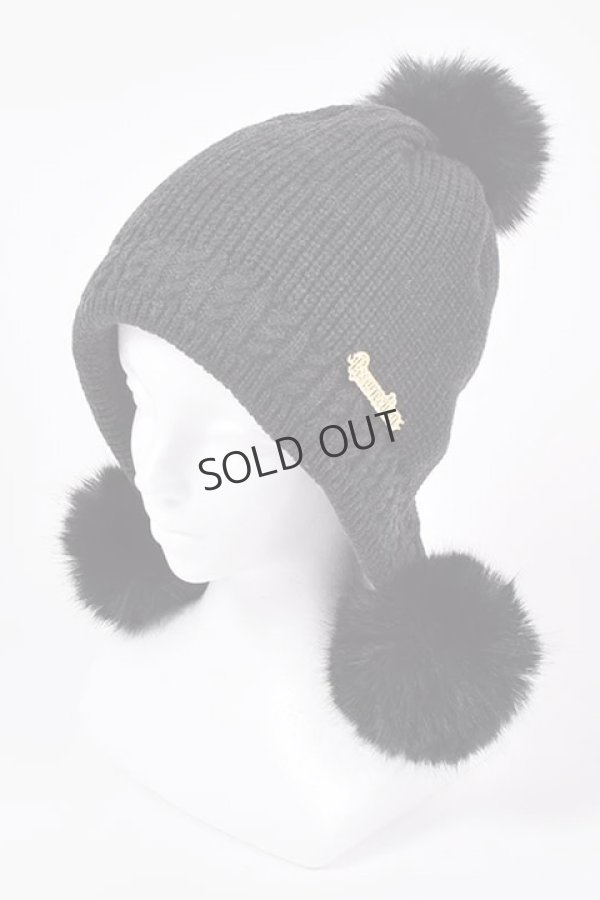 画像4: {SOLD}レザレクション|Resurrection トリプルポンポンニット{-BDA} (4)