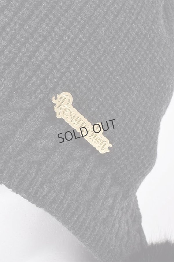 画像6: {SOLD}レザレクション|Resurrection トリプルポンポンニット{-BDA} (6)
