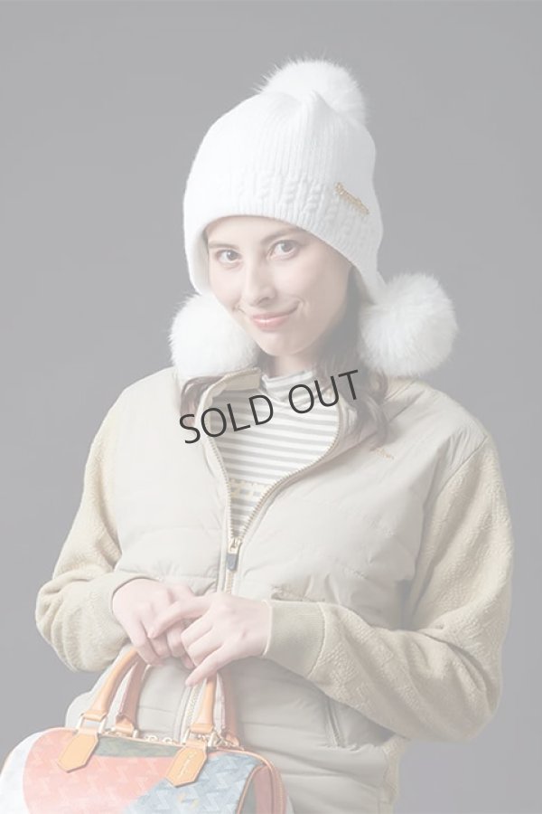 画像6: {SOLD}レザレクション|Resurrection トリプルポンポンニット{-BDA} (6)