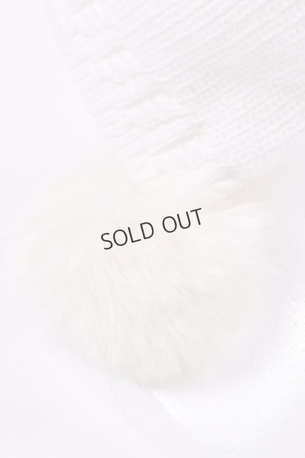 画像10: {SOLD}レザレクション|Resurrection トリプルポンポンニット{-BDA} (10)