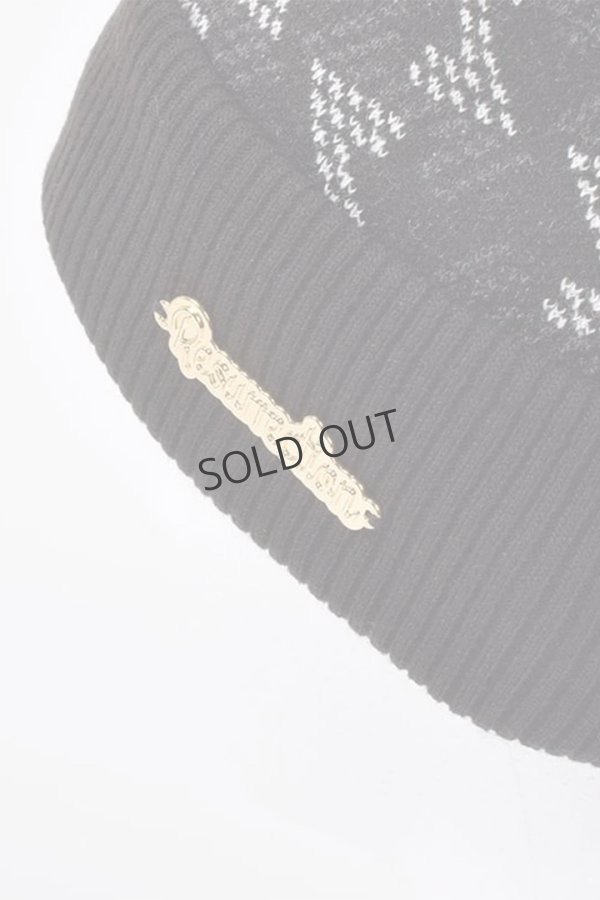 画像6: {SOLD}レザレクション|Resurrection GMポンポンニットキャップ{-BDA} (6)