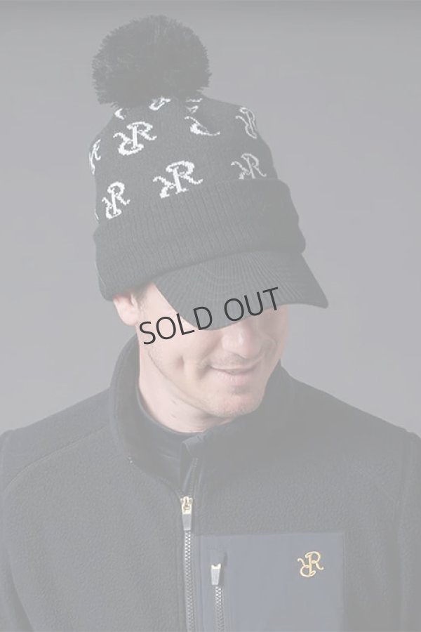 画像3: {SOLD}レザレクション|Resurrection RRロゴポンポンニットバイザーキャップ{-BDA} (3)