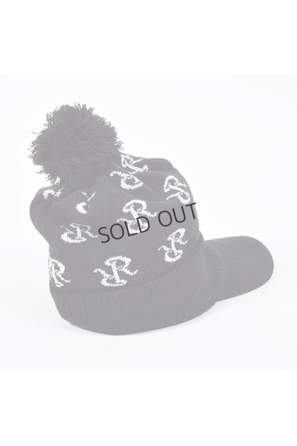 画像5: {SOLD}レザレクション|Resurrection RRロゴポンポンニットバイザーキャップ{-BDA} (5)