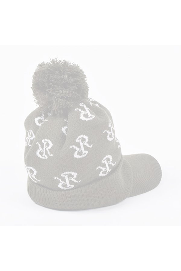 画像6:  {SOLD} レザレクション｜Resurrection RRロゴポンポンニットバイザーキャップ{-BDA} (6)