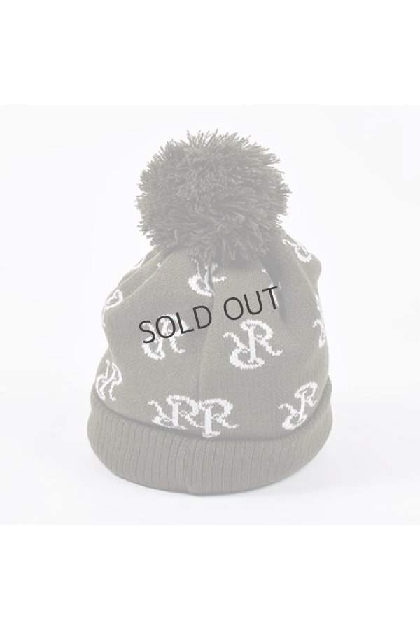 画像8: {SOLD}レザレクション|Resurrection RRロゴポンポンニットバイザーキャップ{-BDA} (8)