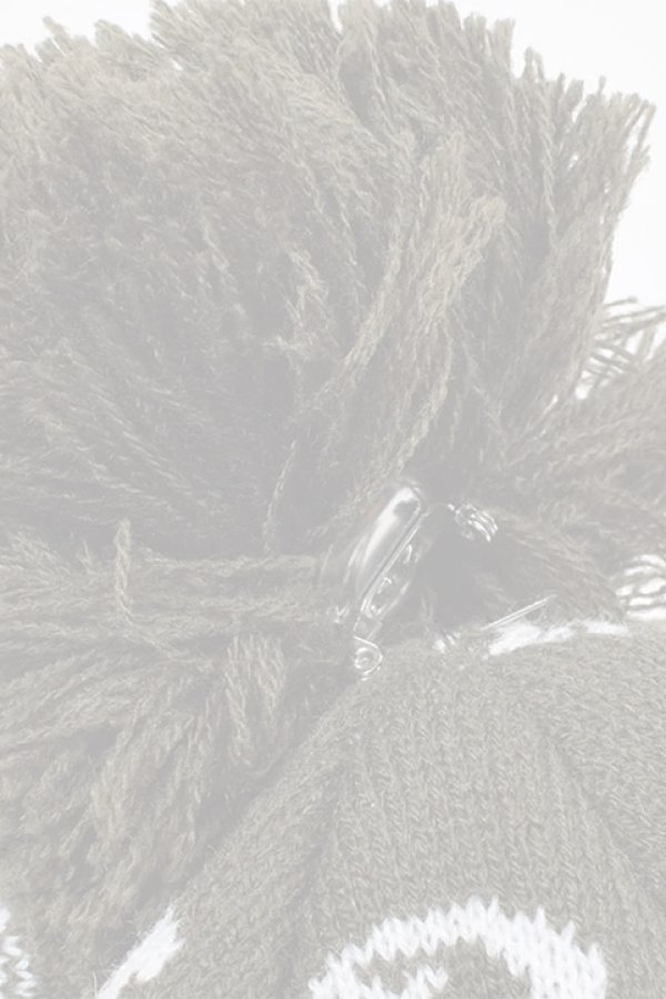 画像10:  {SOLD} レザレクション｜Resurrection RRロゴポンポンニットバイザーキャップ{-BDA} (10)