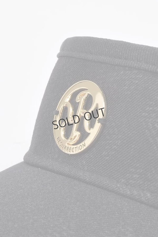画像7: {SOLD}レザレクション|Resurrection 2トーンエンボスサンバイザー{-BDA} (7)