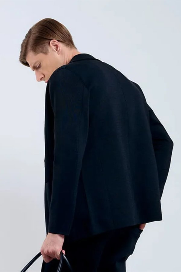 画像4: 【 30%OFF セール52,800円→36,960円】 レザレクション|Resurrection ニットテーラードジャケット{-BES} (4)