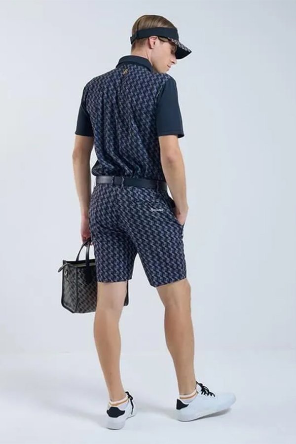 画像5: 【 30%OFF セール36,300円→25,410円】 レザレクション|Resurrection メンズ GMプリントショートパンツ{-BES} (5)