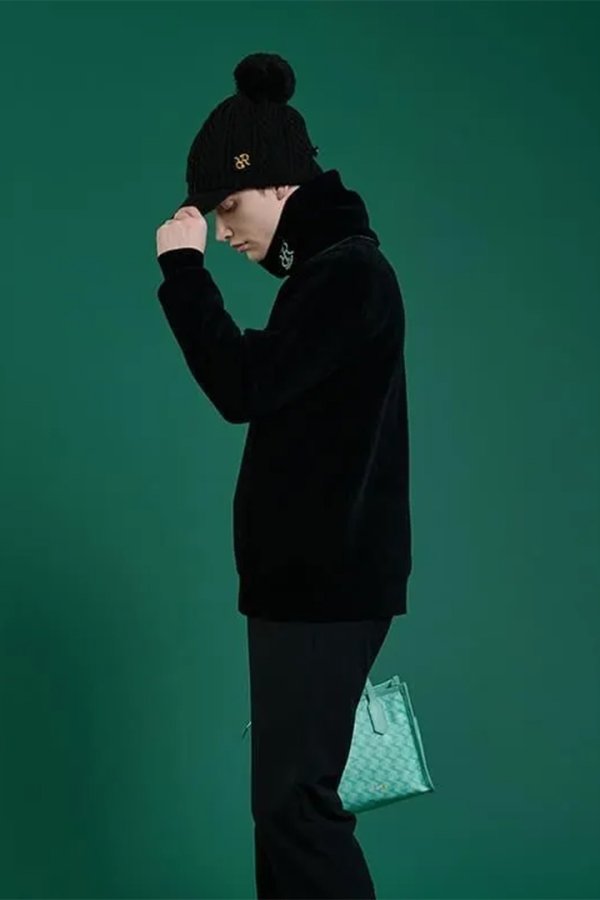 画像4: レザレクション｜Resurrection メンズ エアシャットモールヤーンハイネックニット{-BEA} (4)