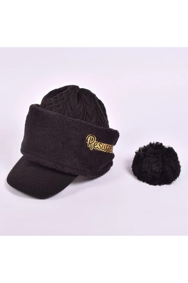 画像8: レザレクション｜Resurrection バイザーニットキャップ(ネックウォーマー付き){-BEA} (8)