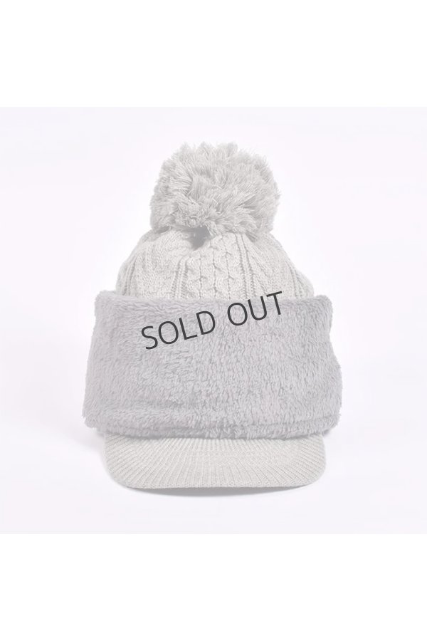 画像10: {SOLD}レザレクション｜Resurrection バイザーニットキャップ(ネックウォーマー付き){-BEA} (10)