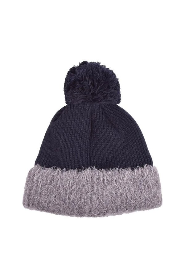 画像2: レザレクション｜Resurrection 2トーンポンポンニットキャップ{-BEA} (2)