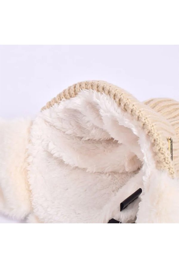 画像14: レザレクション｜Resurrection ファーイヤーニットキャップ{-BEA} (14)