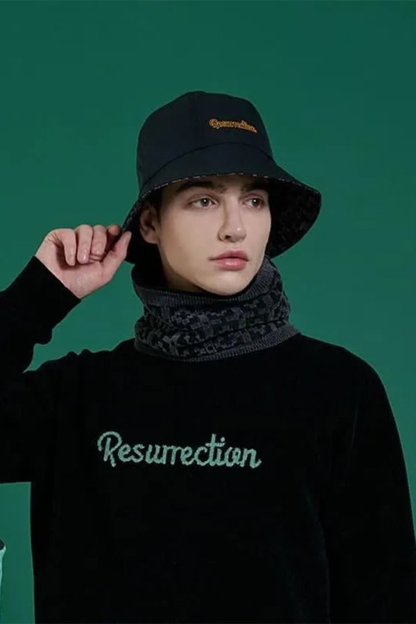 画像9: レザレクション｜Resurrection リバーシブルネックウォーマー{-BEA} (9)