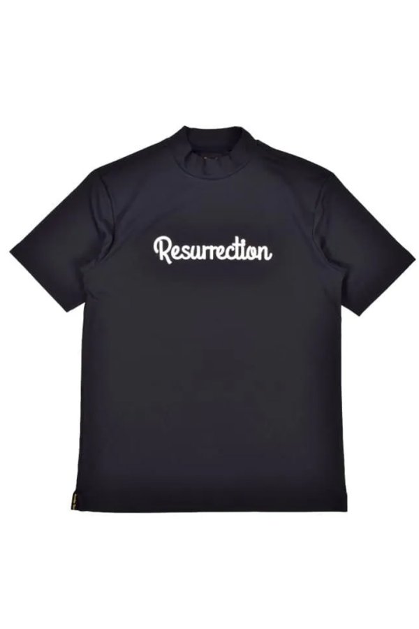 画像1: レザレクション｜Resurrection メンズ シリコンロゴモックネック{-BFS} (1)
