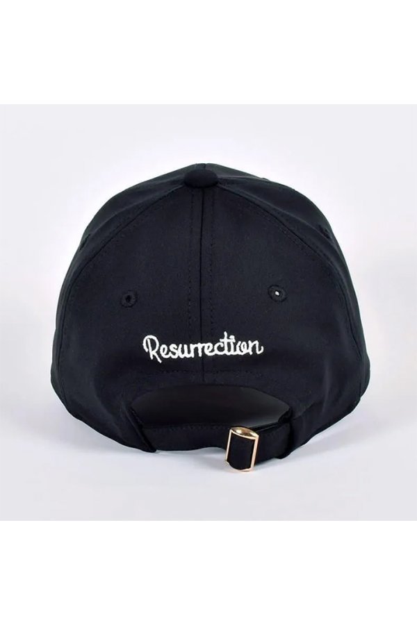 画像9: レザレクション｜Resurrection レザーロゴパイピングキャップ{-BFA} (9)