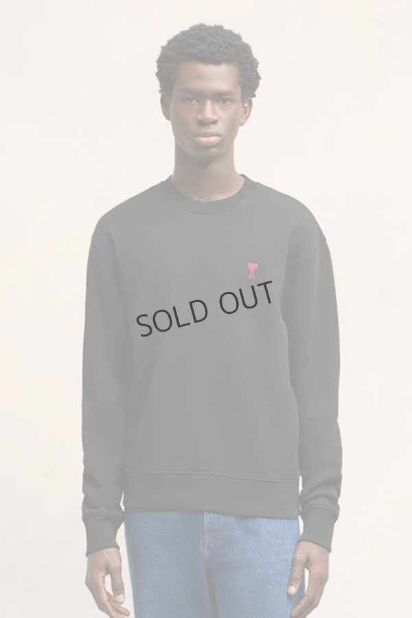 画像1: AMI アミ Ami de Coeur スウェットシャツ{BFUSW035.730.001-BDA} (1)