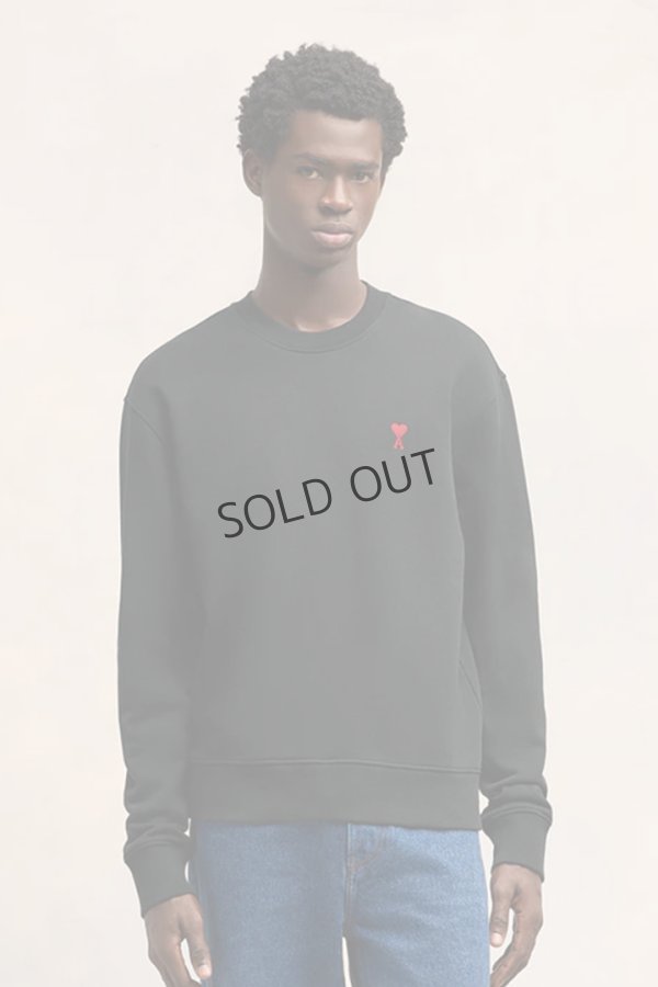 画像2: AMI アミ Ami de Coeur スウェットシャツ{BFUSW035.730.001-BDA} (2)