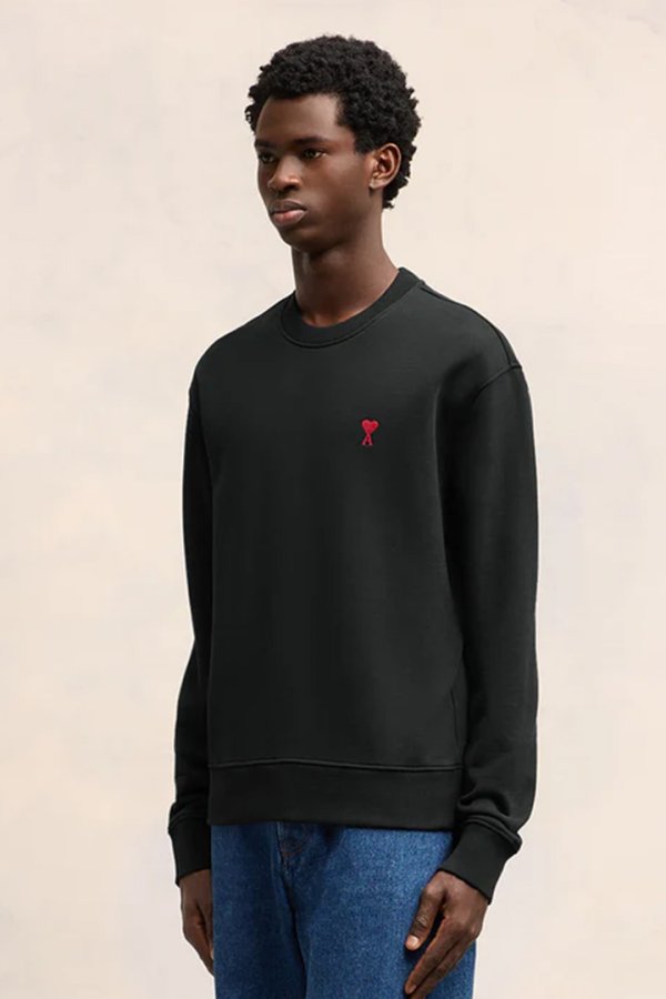 画像3: 【 30%OFF セール44,000円→30,800円】 AMI アミ Ami de Coeur スウェットシャツ{BFUSW035.730.001-BDA} (3)