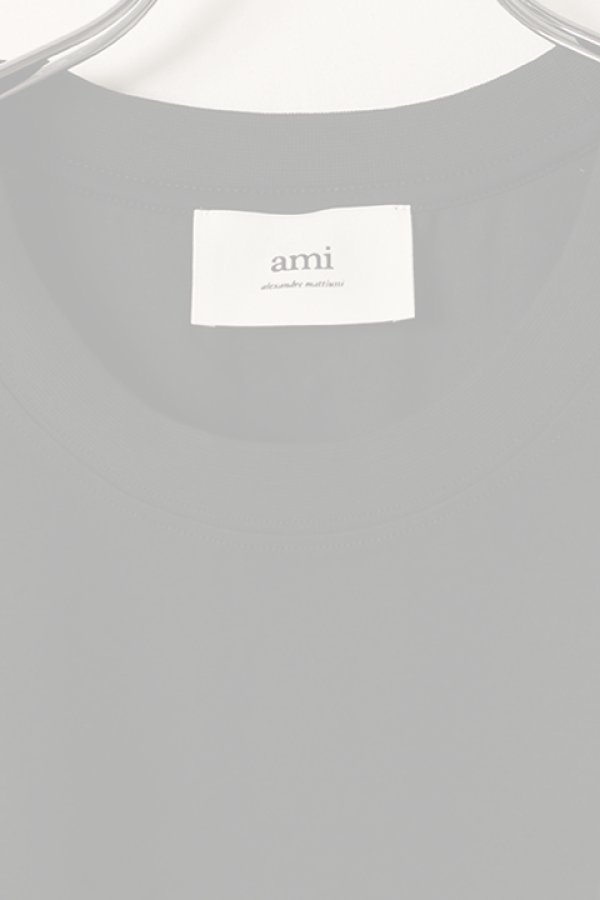 画像5:   AMI アミ Ami de Coeur Tシャツ {BFUTS035.724.001-BDA}  :BFUTS001724-NOIR  (5)