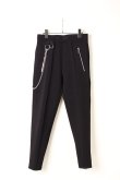 画像1: {SOLD}Neil Barrett ニールバレット TRAVEL PIERCED SKINNY BONDED SWEATPANT{BJP149P-M509-01-AIA} (1)