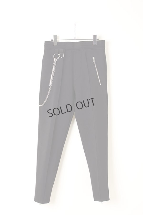 画像1: {SOLD}Neil Barrett ニールバレット TRAVEL PIERCED SKINNY BONDED SWEATPANT{BJP149P-M509-01-AIA} (1)