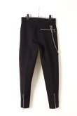 画像4: {SOLD}Neil Barrett ニールバレット TRAVEL PIERCED SKINNY BONDED SWEATPANT{BJP149P-M509-01-AIA} (4)