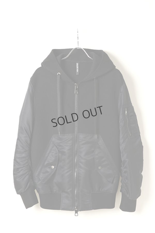 画像1: {SOLD}Neil Barrett ニールバレット SWEAT PARKA{BJS574CV-P509C-01-BJA} (1)