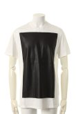 画像1: {SOLD}Neil Barrett ニールバレット LEATHER PANNELED T-SHIRT{BJT190C/PBJT190C-E515C-526-AGS} (1)