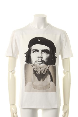 Neil Barret ニールバレット　レザー　シャツ SOLD}Neil Barrett ニールバレット LEATHER PANNELED T-SHIRT