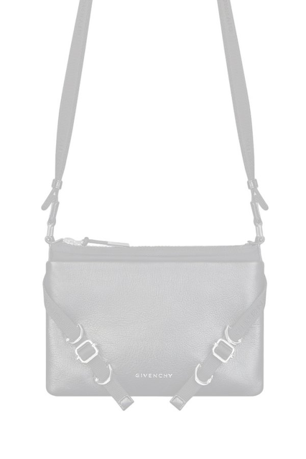 画像1:   GIVENCHY ジバンシィ Voyou Skinny Crossbody bag in grained leather and nylon {E-}  {-BFS}  :BKU04WK1ZV-001-F  (1)