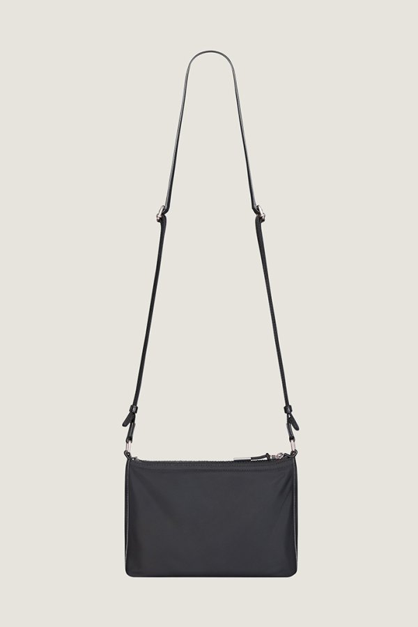 画像4: GIVENCHY ジバンシィ Voyou Skinny Crossbody bag in grained leather and nylon{E-}{-BFS} (4)