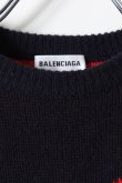 画像4: {SOLD}BALENCIAGA バレンシアガ ジャカードロゴクルーネック（レディース）{-AHA} (4)