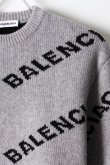 画像3: {SOLD}BALENCIAGA バレンシアガ ジャカードロゴクルーネック（レディース）{-AHA} (3)