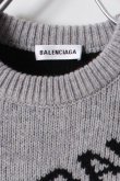 画像4: {SOLD}BALENCIAGA バレンシアガ ジャカードロゴクルーネック（レディース）{-AHA} (4)