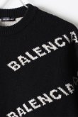 画像3: {SOLD}BALENCIAGA バレンシアガ ジャカードロゴクルーネック{-AHA} (3)