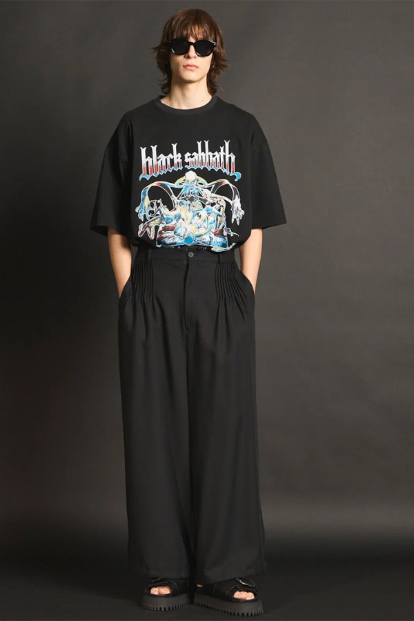 画像2: MA LABEL BY MAISON SPECIAL BLACK SABBATH Prime-Over Crew Neck T-Shirt #3{-BEA}{E-} (2)