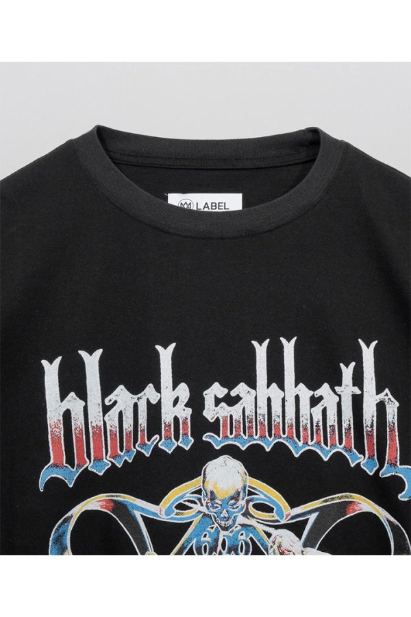 画像4: MA LABEL BY MAISON SPECIAL BLACK SABBATH Prime-Over Crew Neck T-Shirt #3{-BEA}{E-} (4)