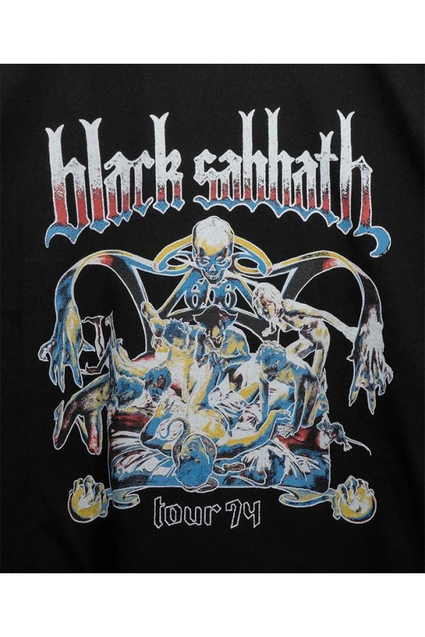 画像5: MA LABEL BY MAISON SPECIAL BLACK SABBATH Prime-Over Crew Neck T-Shirt #3{-BEA}{E-} (5)