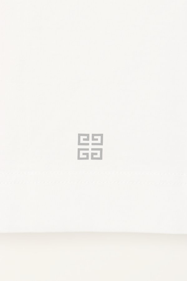 画像6:   GIVENCHY ジバンシィ ブランドロゴ スリムフィットTシャツ {-BCS}  :BM716G3YAC-WHT  (6)