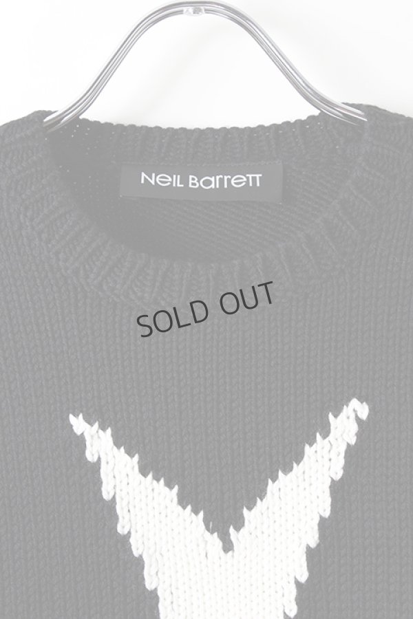 画像3: {SOLD}Neil Barrett ニールバレット MILITARY STAR WOOL 3 GG HEAVY JUMPE{BMA868-H622-042-AHA} (3)