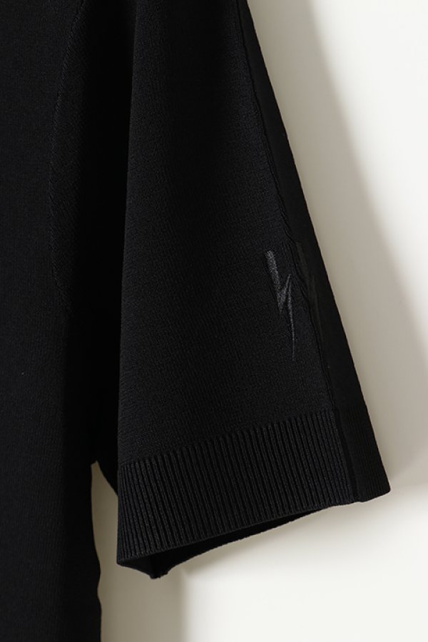 画像4: 【 30%OFF セール63,800円→44,660円】 Neil Barrett ニールバレット TRAVEL TECNO KNIT POLO SHIRT 16GG{BMA898E-N604C-01-BJS} (4)