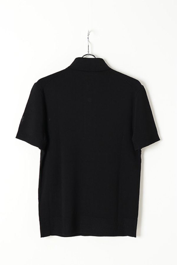 画像5: 【 30%OFF セール63,800円→44,660円】 Neil Barrett ニールバレット TRAVEL TECNO KNIT POLO SHIRT 16GG{BMA898E-N604C-01-BJS} (5)