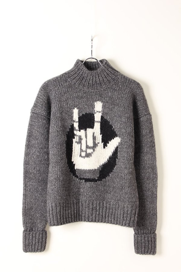 画像1: Neil Barrett ニールバレット PUNKED "I LOVE YOU" WOOL KNIT{BMA999-M623-1428-AIA} (1)