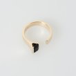 画像3: {SOLD}Hirotaka ヒロタカ Bird of paradise Stone Cuff Ring{-BAS} (3)