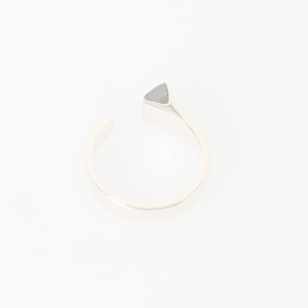 画像4:   Hirotaka ヒロタカ Bird of paradise Stone Cuff Ring{-BAS} (4)