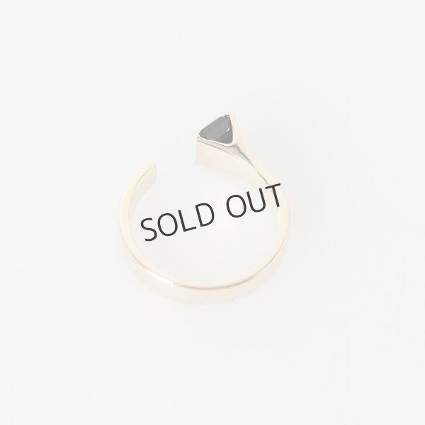 画像4: {SOLD}Hirotaka ヒロタカ Bird of paradise Stone Cuff Ring{-BAS} (4)