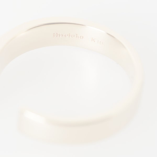画像5:   Hirotaka ヒロタカ Bird of paradise Stone Cuff Ring{-BAS} (5)