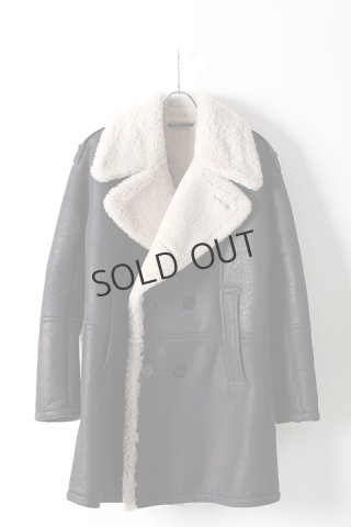 SOLD}Neil Barrett ニールバレット VINTAGE NABUK SHEARLING PEA COAT